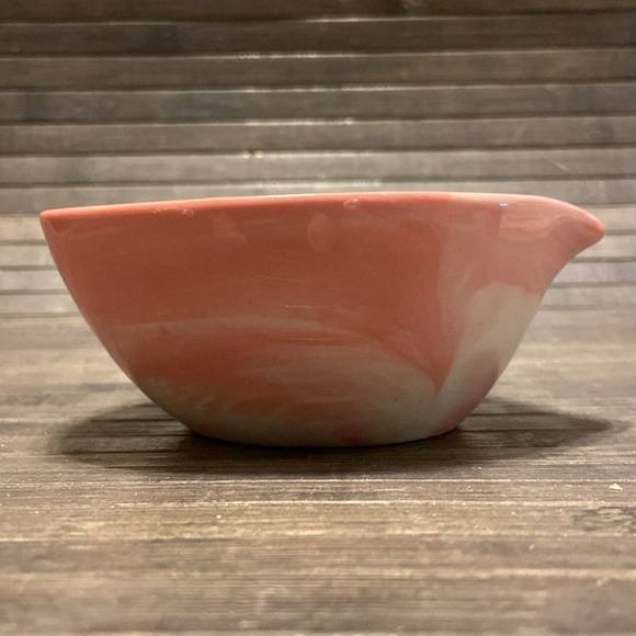 Marbled Porcelain Nesting Measuring Cups Pink/White - Picture 2 of 11